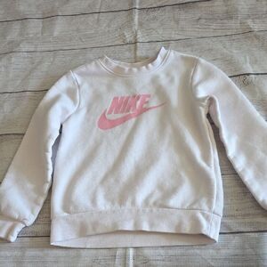 Nike Kids Sweatshirt in Pink and Cream